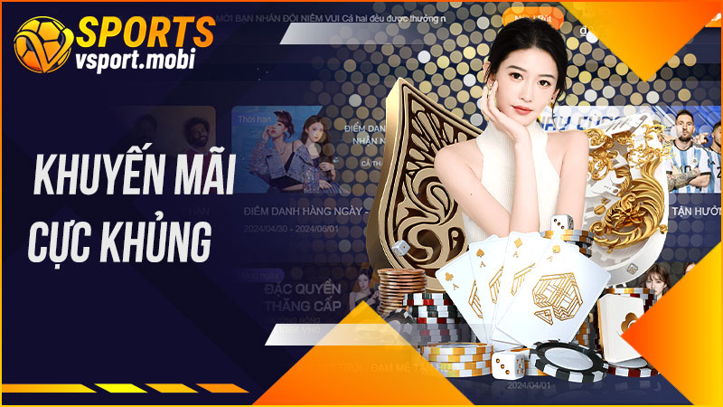 Vsport nhà cái đa dạng khuyến mại kèm trả thưởng cực lớn