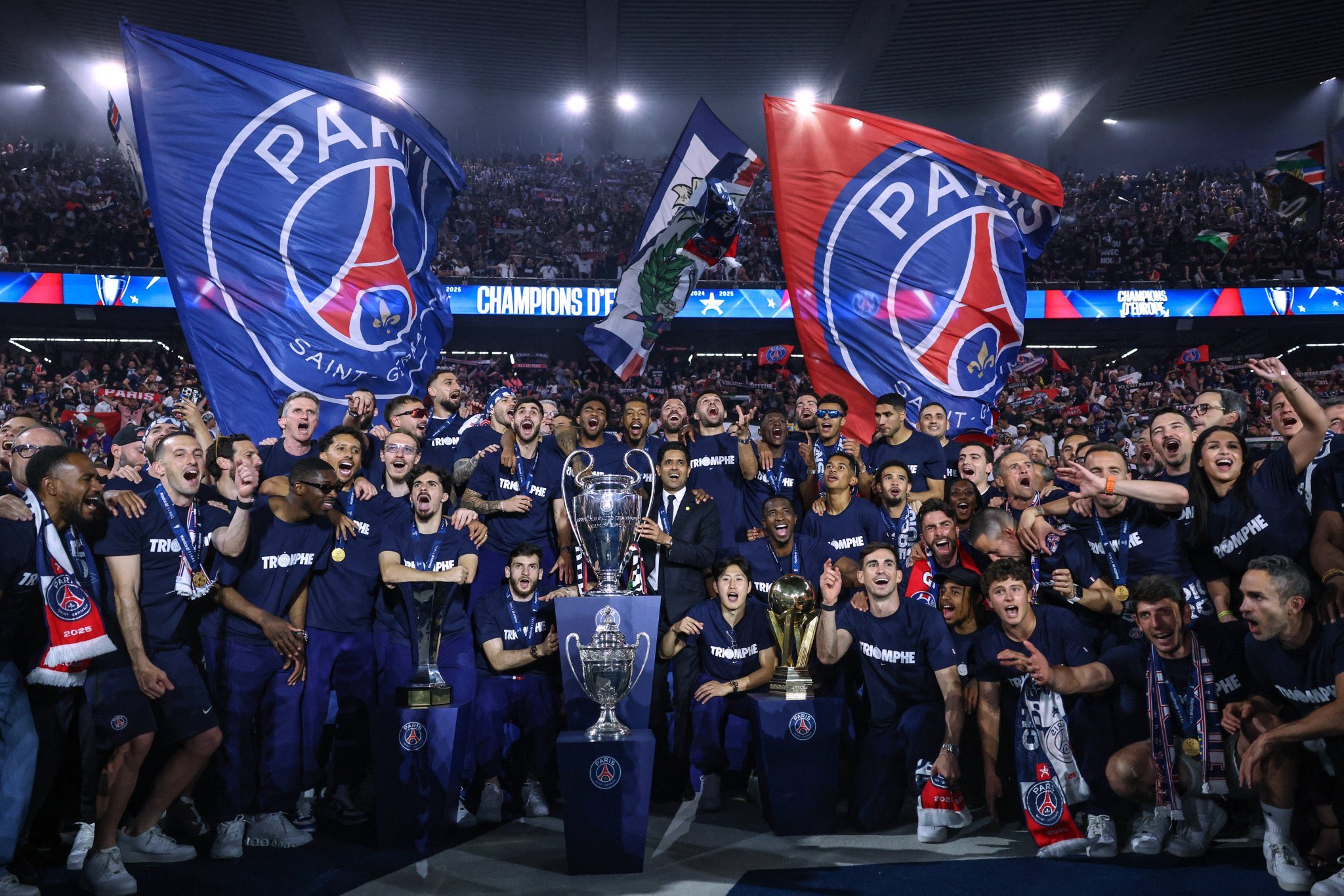 Lối chơi tập thể đoàn kết đã giúp PSG chiến thắng